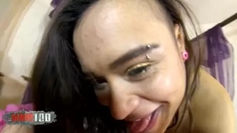 Hot and sexy metis girl doing a great handjob 