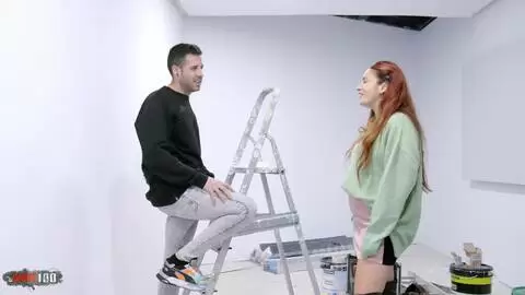 Kevin White fucking with stunning argentinian redhead Ammy Redhead