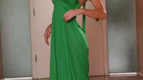 Mother removing her clothes 