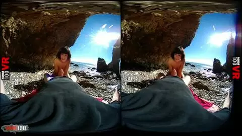 Fuck her wet cunt on the beach