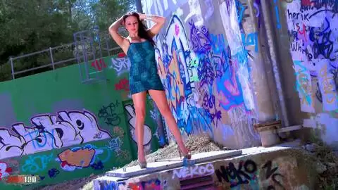 Jordan Perry Big Tits Brunette Striptease Ending Naked