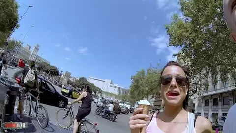 Deep anal orgasms with stunning French brunette Joyce Exess