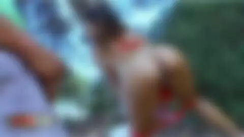 Karla Sanchez and Jorge, pissing together in the forest