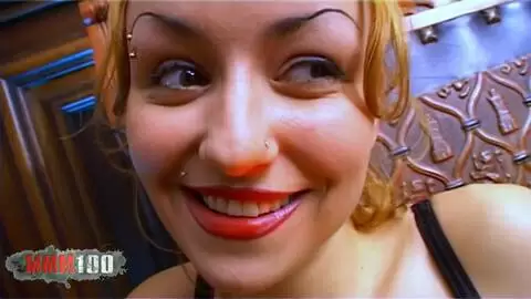 Interview and striptease with french girl Krystal Wallas
