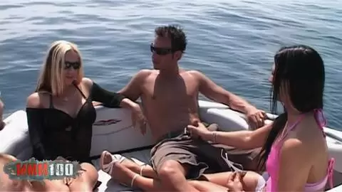 Priscilla Pratz and Luna get fucked on a boat by Jorge and Terry