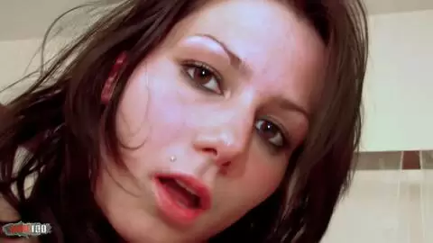 Good Fucking with amazing young natural french brunette Mia Moore