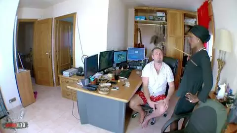 Black girl brutal fuck in pussy and ass , and squirting 