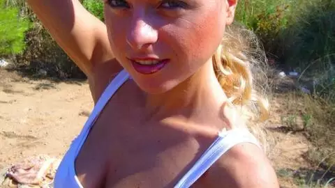 Nice young Suzana dancing and stripping 