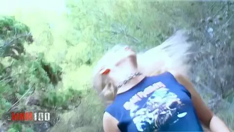 Nice Thais Jebi doing a strip in the woods 