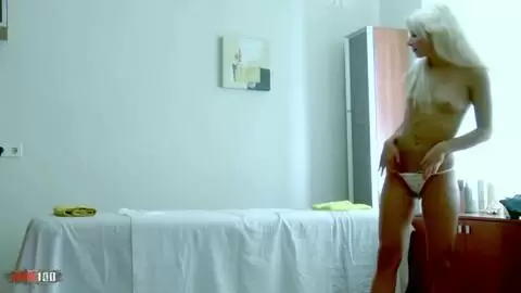 Young short haired slut Emma Snow gets her pussy eaten and fucked