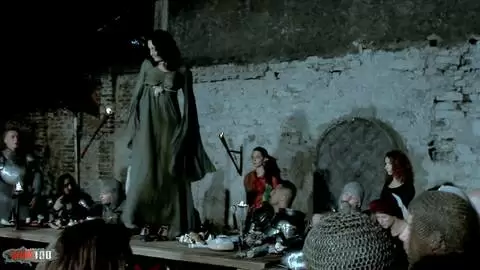 Medieval Tavern Orgy with Double Penetration and Facial Cumshots